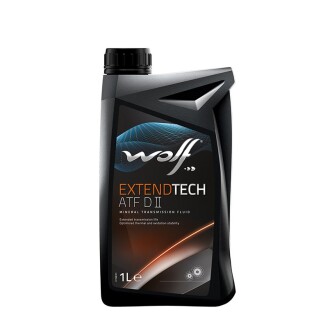 Трансмиссионное масло ExtendTech ATF DII минеральное 1 л Wolf 8305108