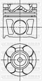 Поршень Opel Astra J/Insignia/Zafira 2.0 CDTI 08- (83.40mm/+0,40) YENMAK 3104197000