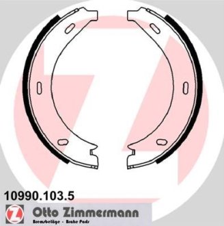 Гальмівні колодки ручного гальма ZIMMERMANN 10990.103.5