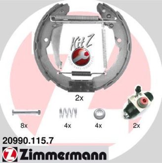 Гальмівні колодки (набір) ZIMMERMANN 209901157