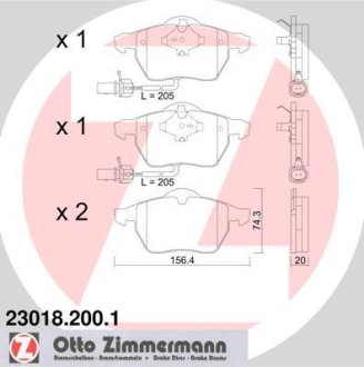 Деталь ZIMMERMANN 230182001