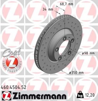 Гальмівний тиск ZIMMERMANN 460450452