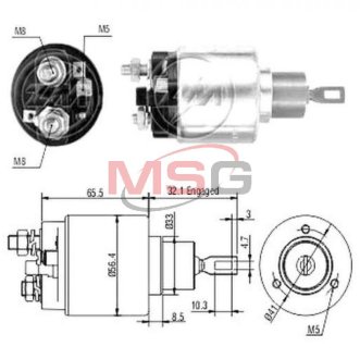 Втягуюче реле ZM ZM674